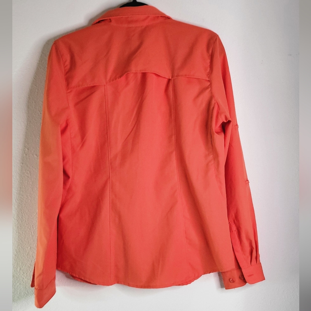 REI Women's Hiking Shirt - Size Medium - Orange - Preowned - Picture 9 of 15
